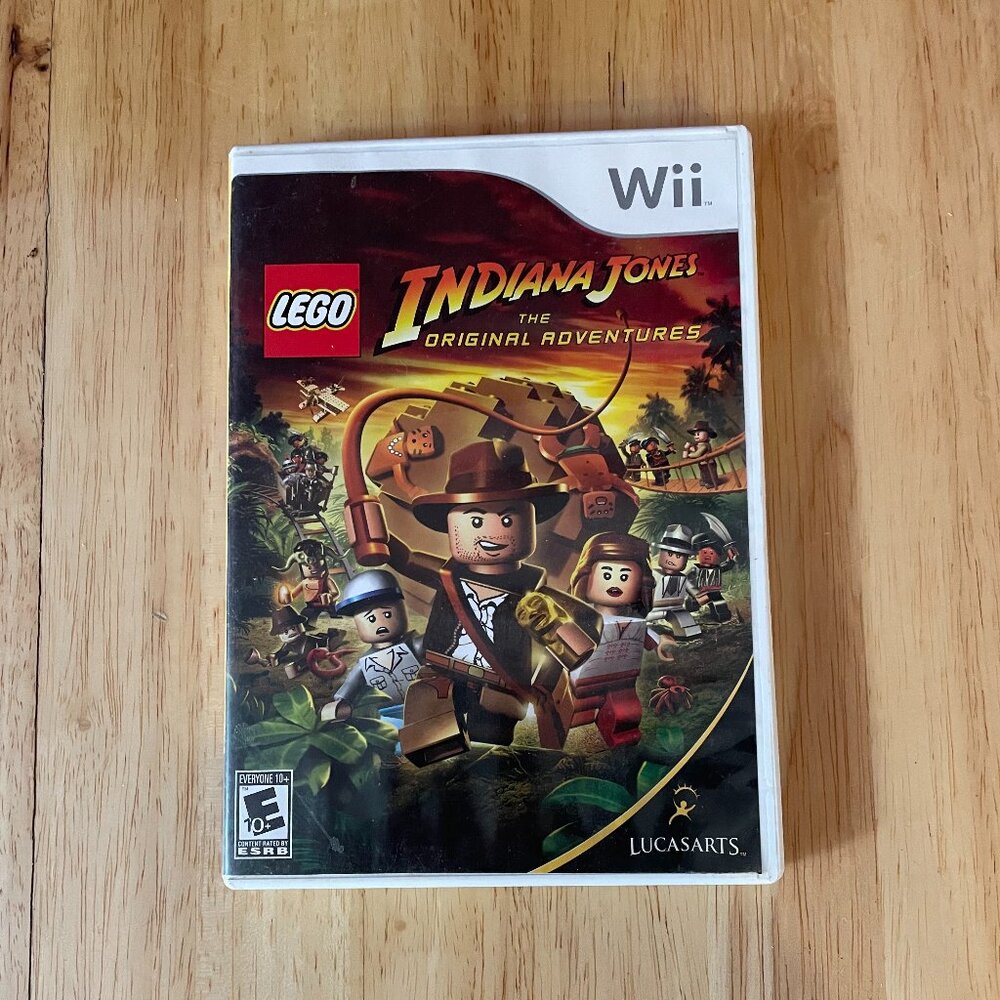 Lego Indiana Jones The Original Adventures - Nintendo Wii 2008 Video Game